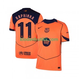 FC Barcelona Raphinha 11 Champions League Tredje Fotballdrakt 2025/26 Kortermet